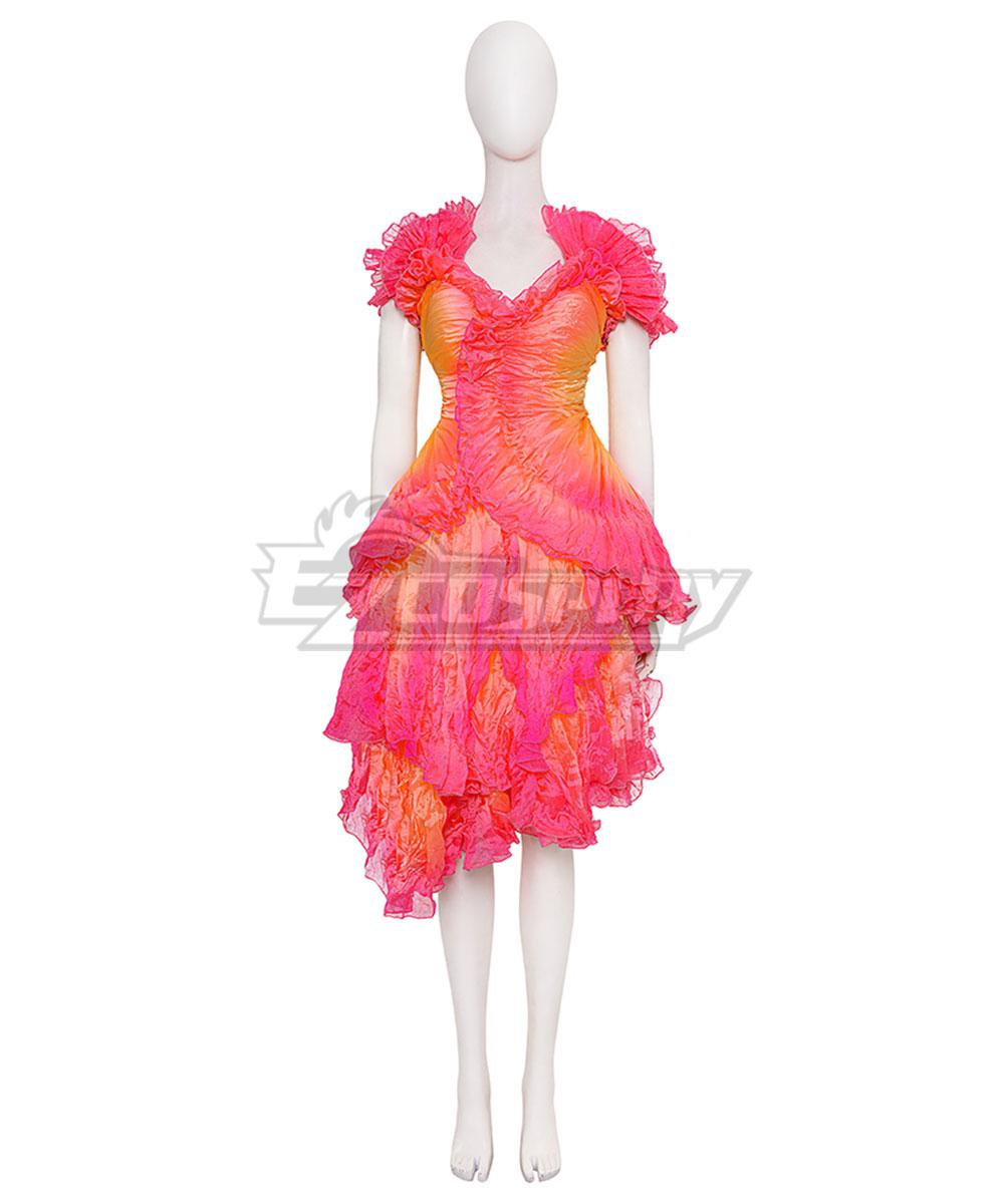 Wicked (2024) Glinda Ozdust Ballroom Pink Dress Cosplay Costume