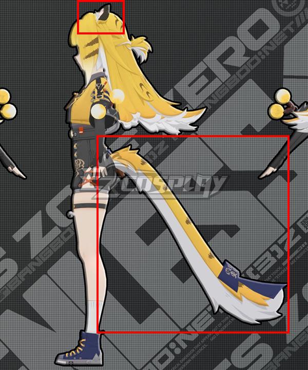 Zenless Zone Zero Ju Fufu Ears Tail Cosplay Weapon Prop