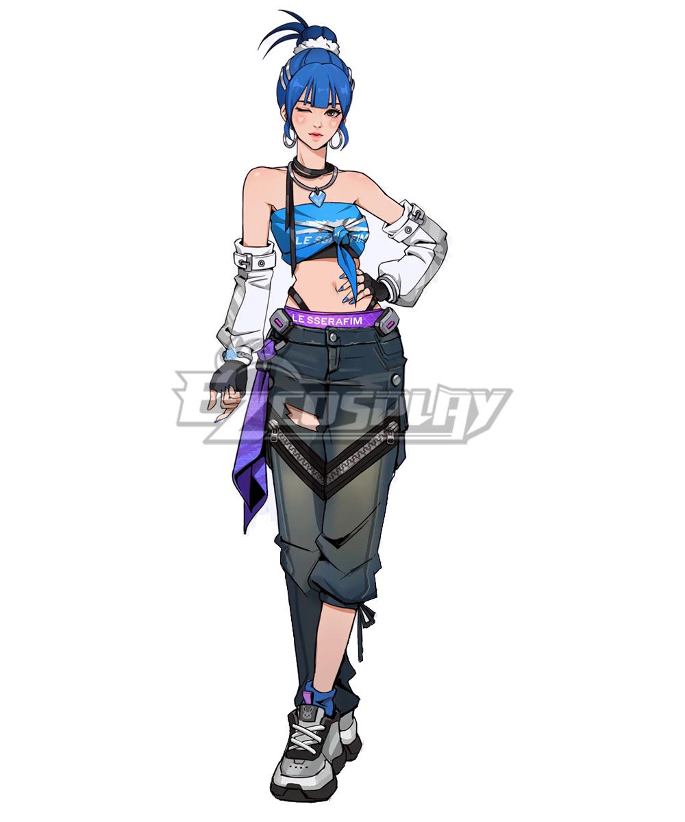 OVERWATCH 2 X LE SSERAFIM FEARLESS D.VA Cosplay Costume