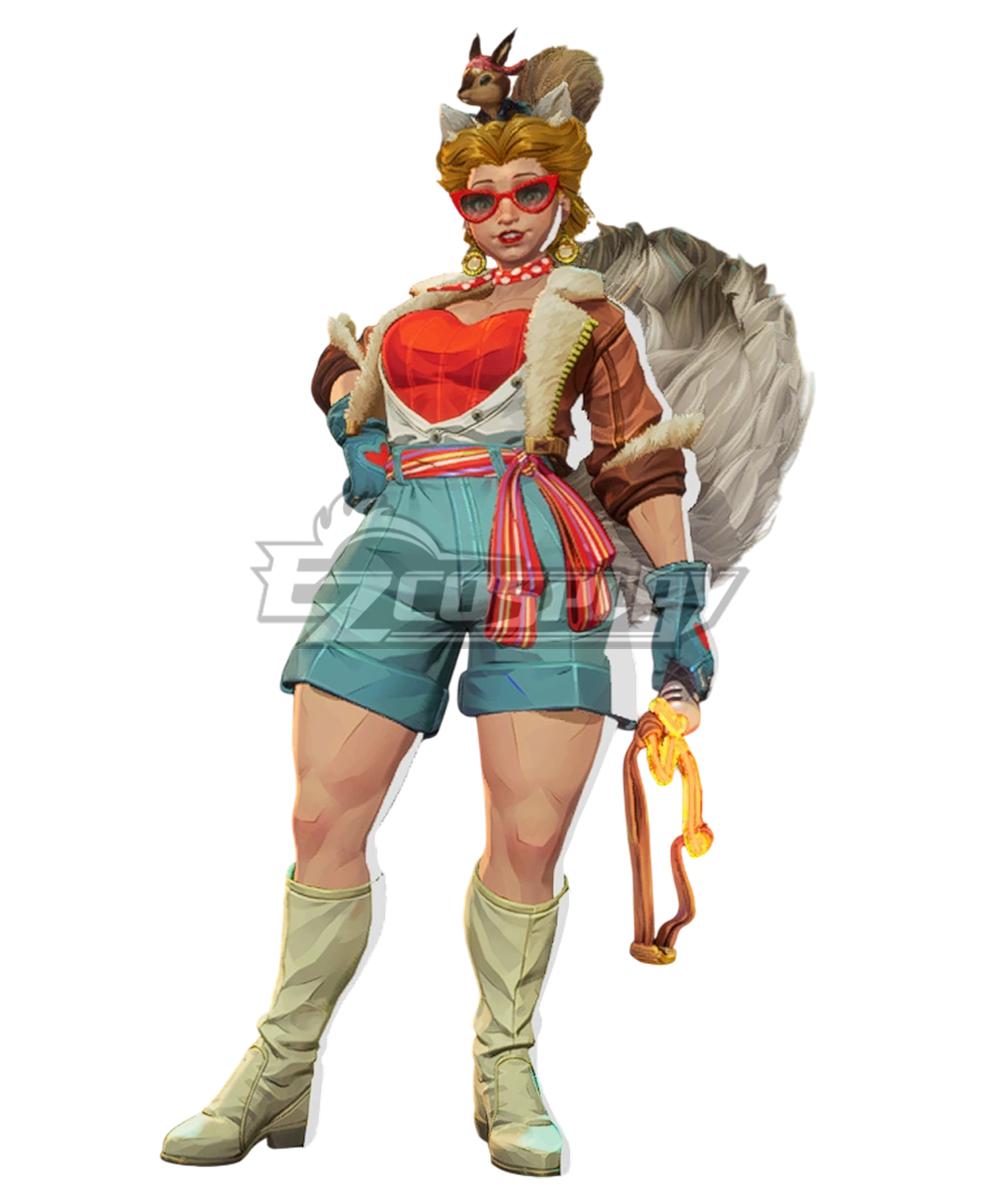 Marvel Rivals Squirrel Girl Brown Urban Hunter Skin Cosplay Costume