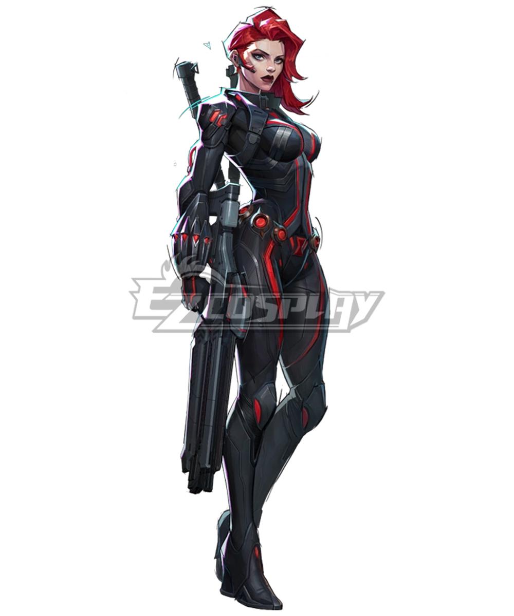 Marvel Rivals Black Widow Cosplay Costume