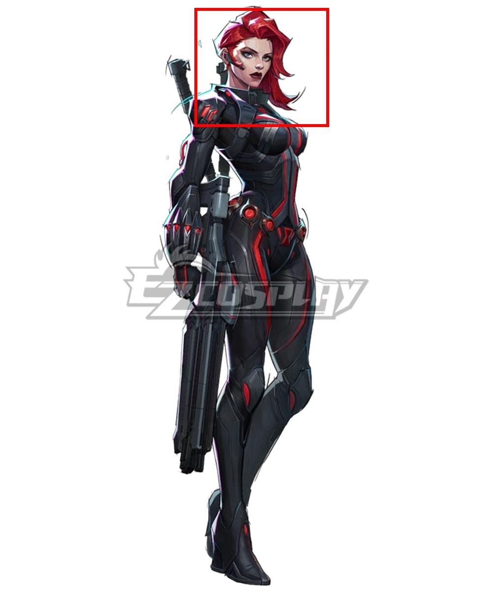 Marvel Rivals Black Widow Cosplay Wig