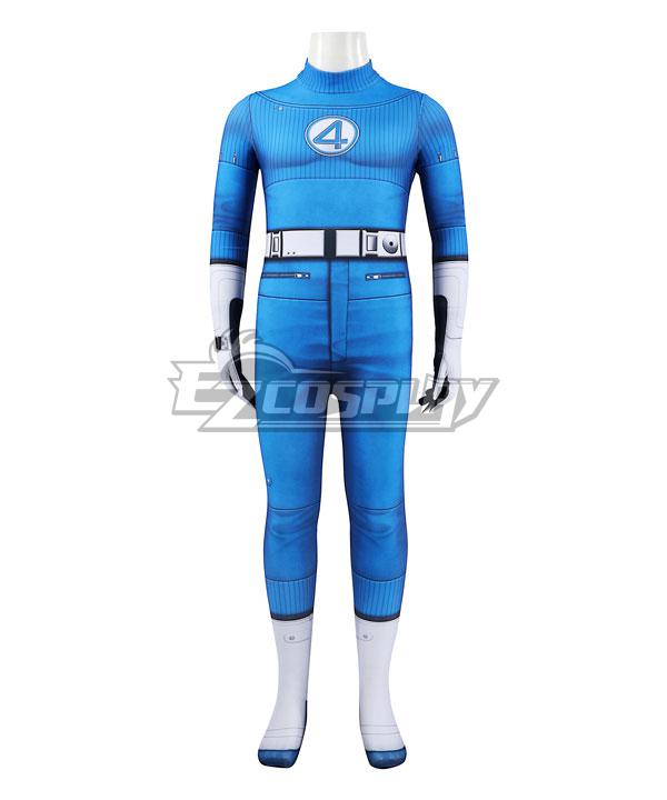 Kid Size The Fantastic Four First Steps Reed Richards Mister Fantastic Cosplay Costume