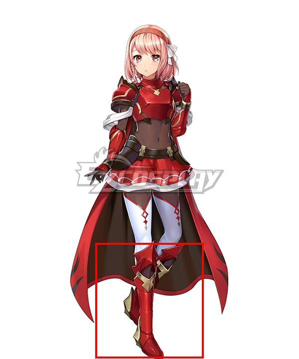 FE Lapis Red Shoes Cosplay Boots