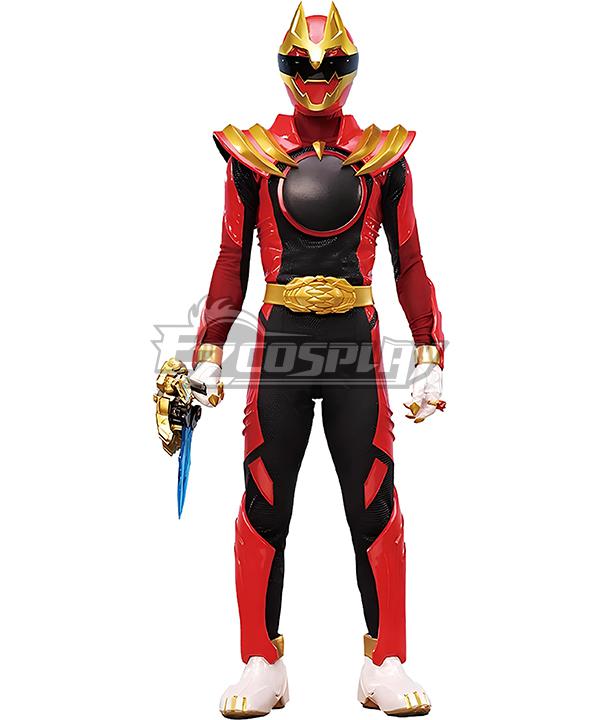Power Rangers Super Sentai No.1 Sentai Gozyuger Gozyu Red Cosplay Costume