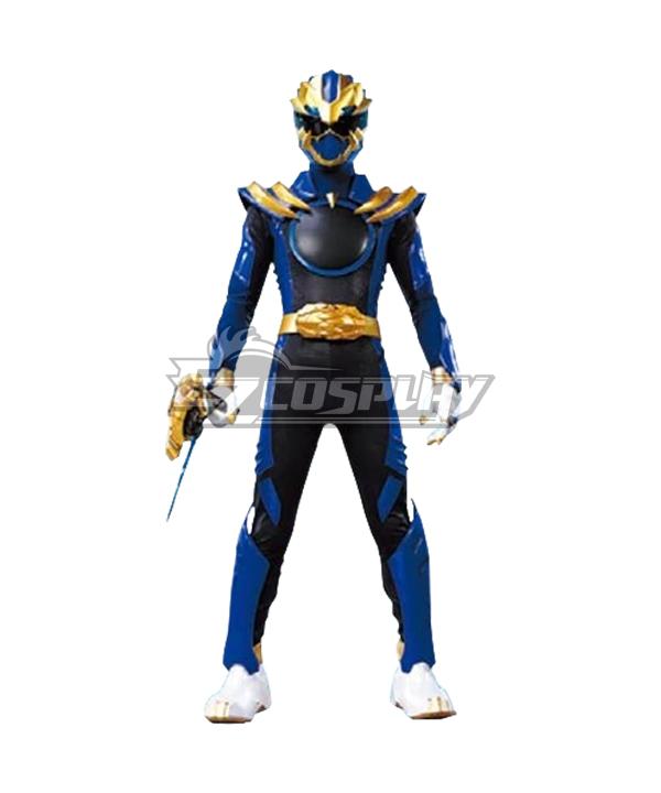 Power Rangers Super Sentai No.1 Sentai Gozyuger Gozyu Blue Cosplay Costume