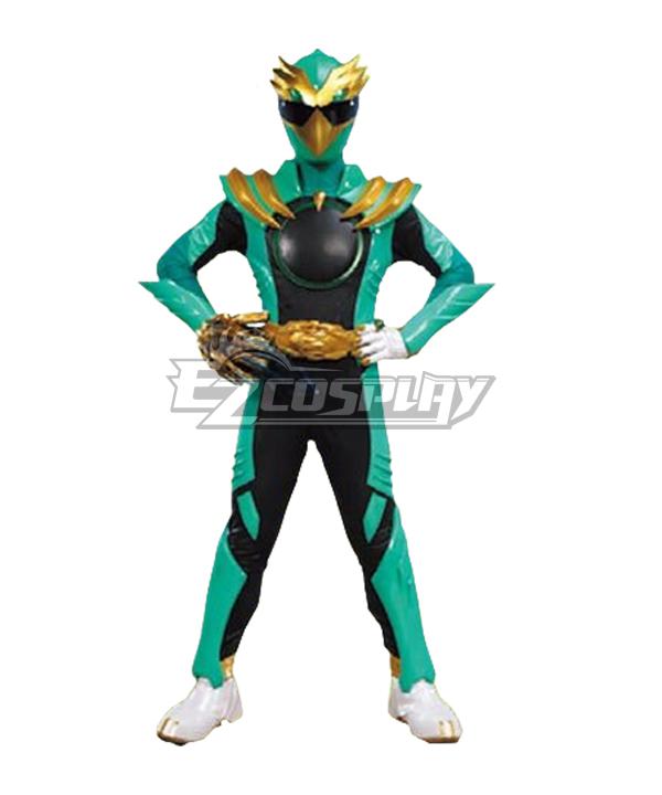 Power Rangers Super Sentai No.1 Sentai Gozyuger  Gozyu Green Cosplay Costume