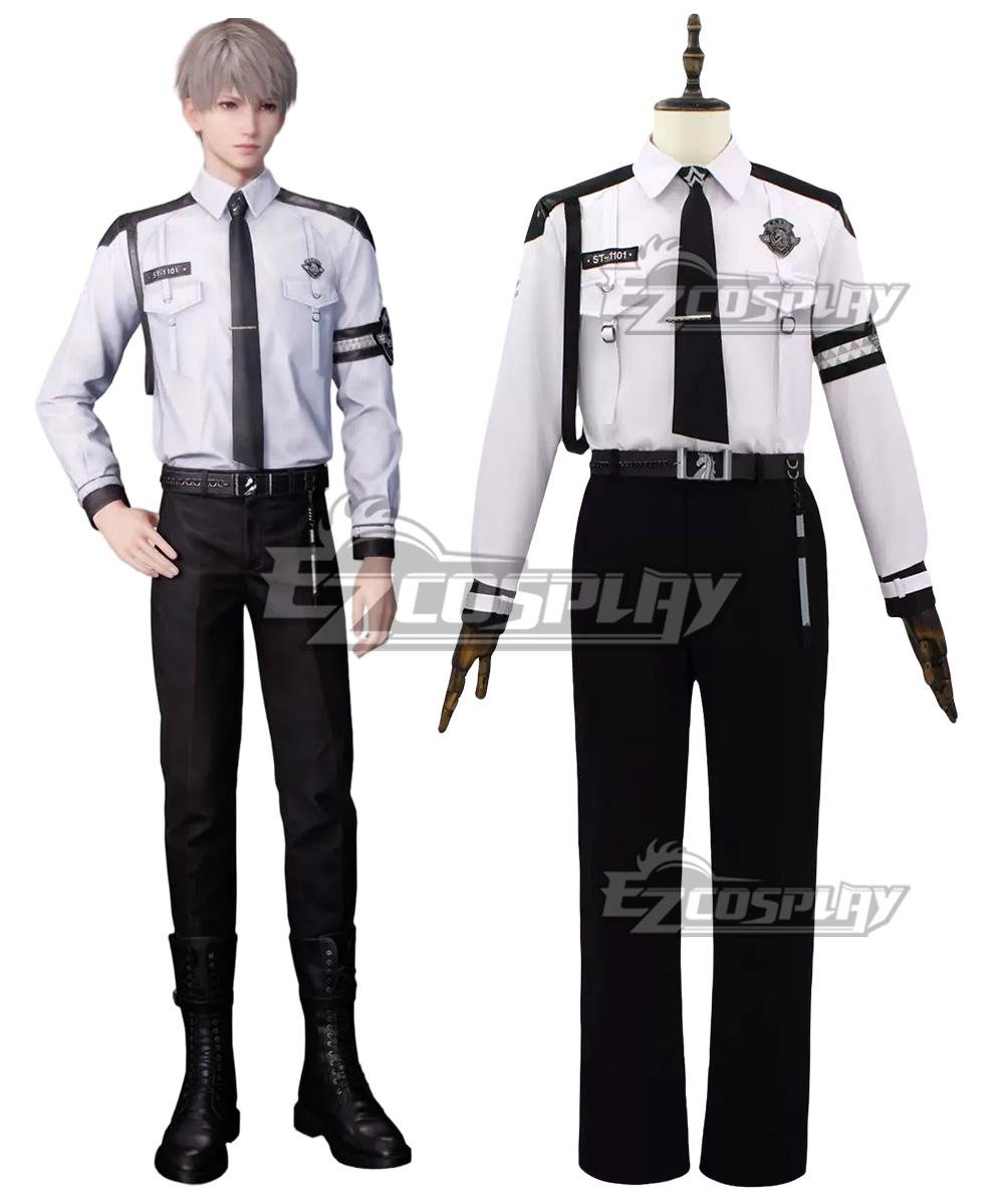 Love and DeepSpace  Xavier Evol SWAT Unicorn White Cosplay Costume