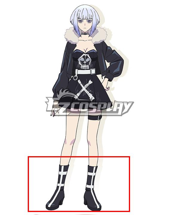 Rock Is A Lady's Modesty Shiroyumi Wataru Black Shoes Cosplay Boots
