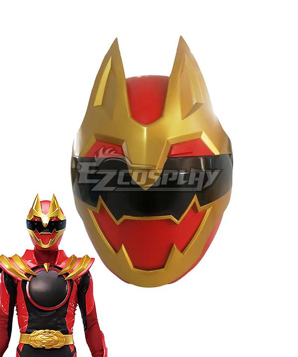 Power Rangers Super Sentai No.1 Sentai Gozyuger Gozyu Red Helmet Cosplay Accessory Prop