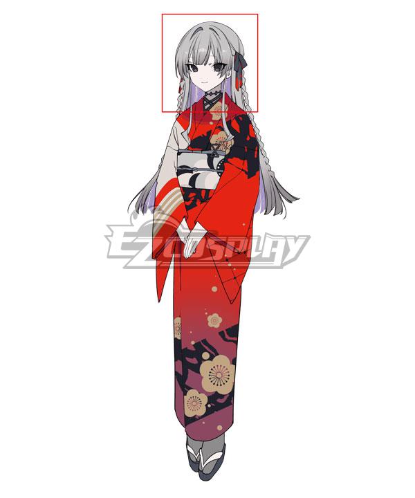 Project:;COLD case.mirage Kazahari Misato Silver Cosplay Wig