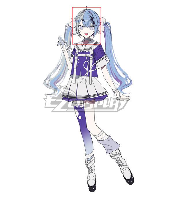Project:;COLD case.mirage Yoshinaga Runa Blue Cosplay Wig