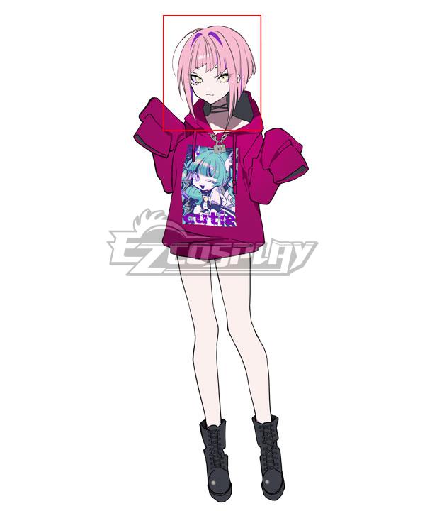 Project:;COLD case.mirage Sumida Kirara Pink Cosplay Wig