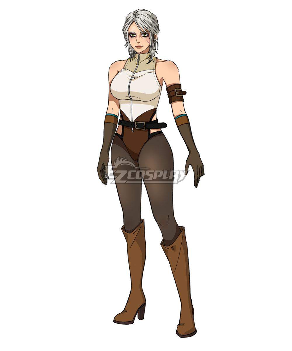 Ezcosplay Original Halloween The Witcher 3 Wild Hunt Cirilla Sexy Suit Cosplay Costume