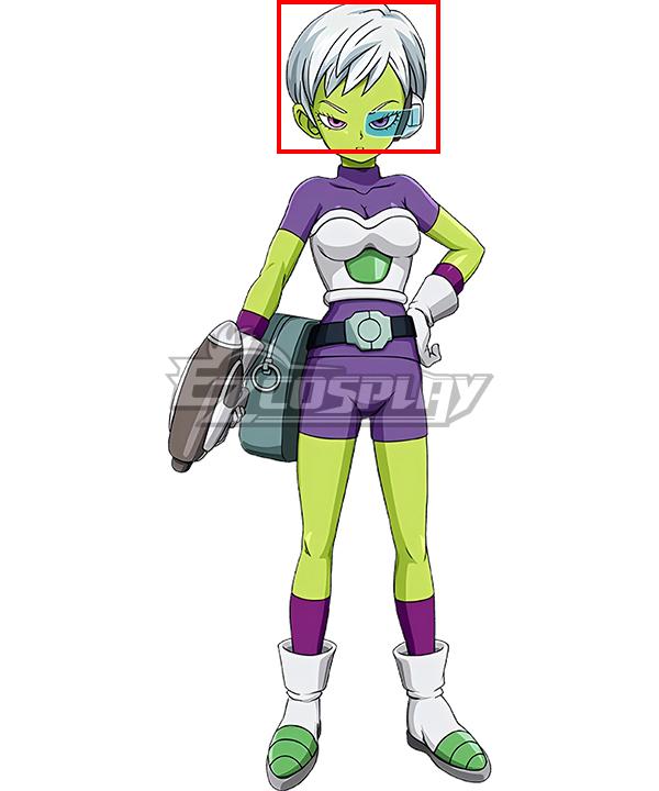 Dragon Ball Super: Broly Cheelai Grey Cosplay Wig