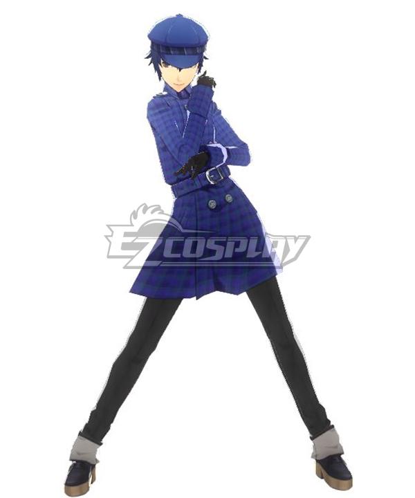 Persona 4 Shirogane Naoto Detective Blue Uniform Cosplay Costume
