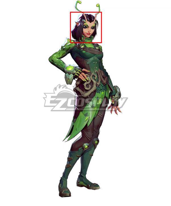 Marvel Rivals Mantis Brown Cosplay Wig