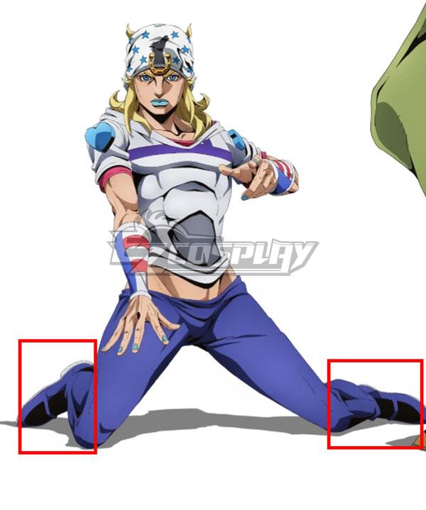 JoJo's Bizarre Adventure: Steel Ball Run Anime Johnny Joestar Cosplay Shoes