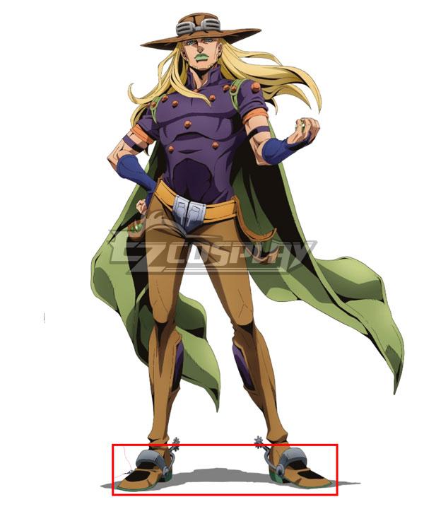 JoJo's Bizarre Adventure: Steel Ball Run Anime Gyro Zeppeli Cosplay Shoes