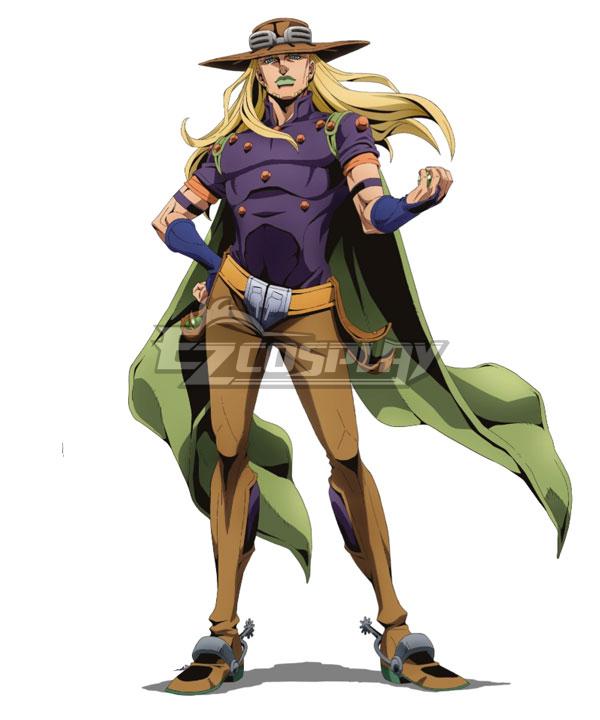 JoJo's Bizarre Adventure: Steel Ball Run Anime Gyro Zeppeli Cosplay Costume