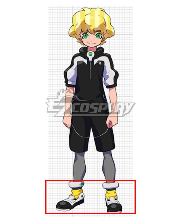 Inazuma Eleven Victory Road Victorio Cryptix Black Cosplay Shoes