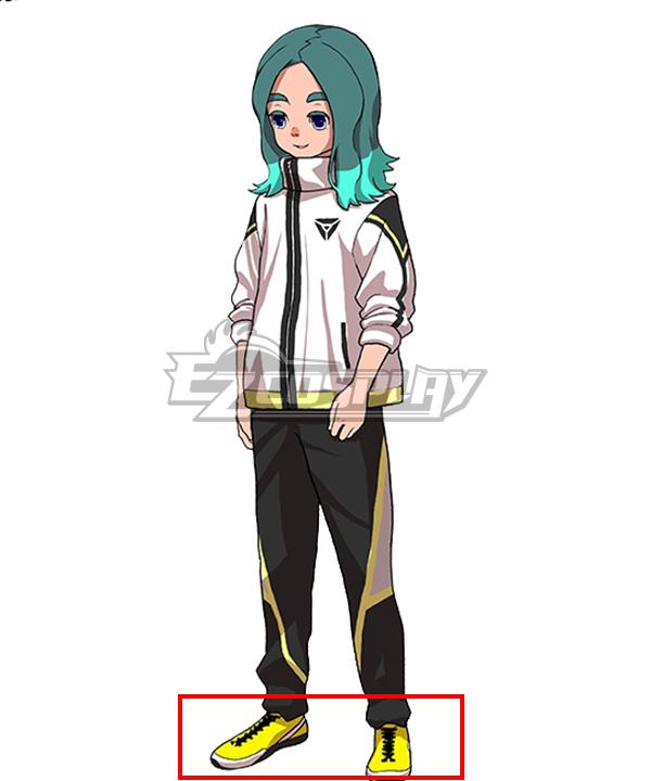 Inazuma Eleven Victory Road Sasanami Unmei Yellow Cosplay Shoes