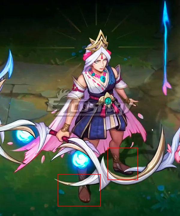 League of Legends LOL Spirit Blossom Ashe Cosplay Shoes