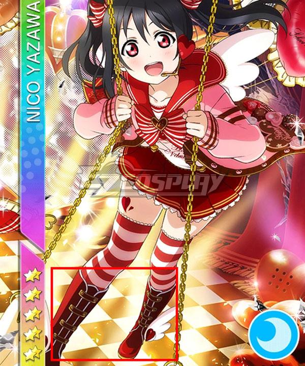 Love Live Special Chocolate Yazawa Nico Shoes Cosplay Boots