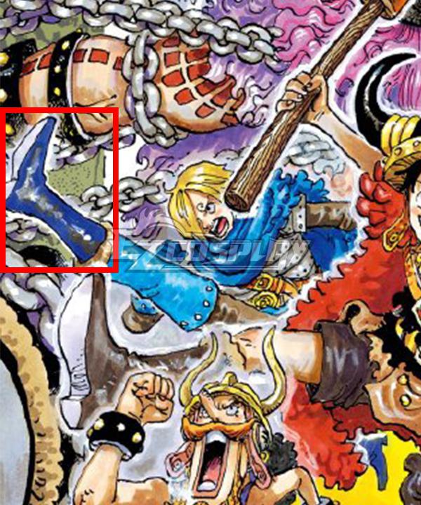 One Piece Sanji Vinsmoke Elbaph Elbaf Shoes Cosplay Boots