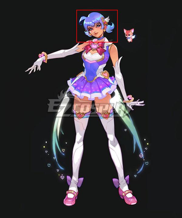 Overwatch 2 OW2 Magical Girl Kiriko Purple Cosplay Wig