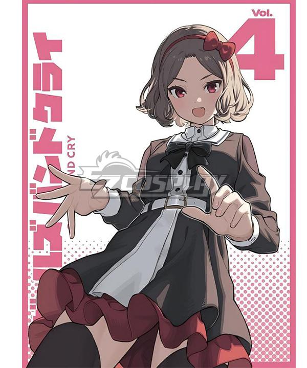 Girls Band Cry Tomo Ebizuka Black Dress Cosplay Costume