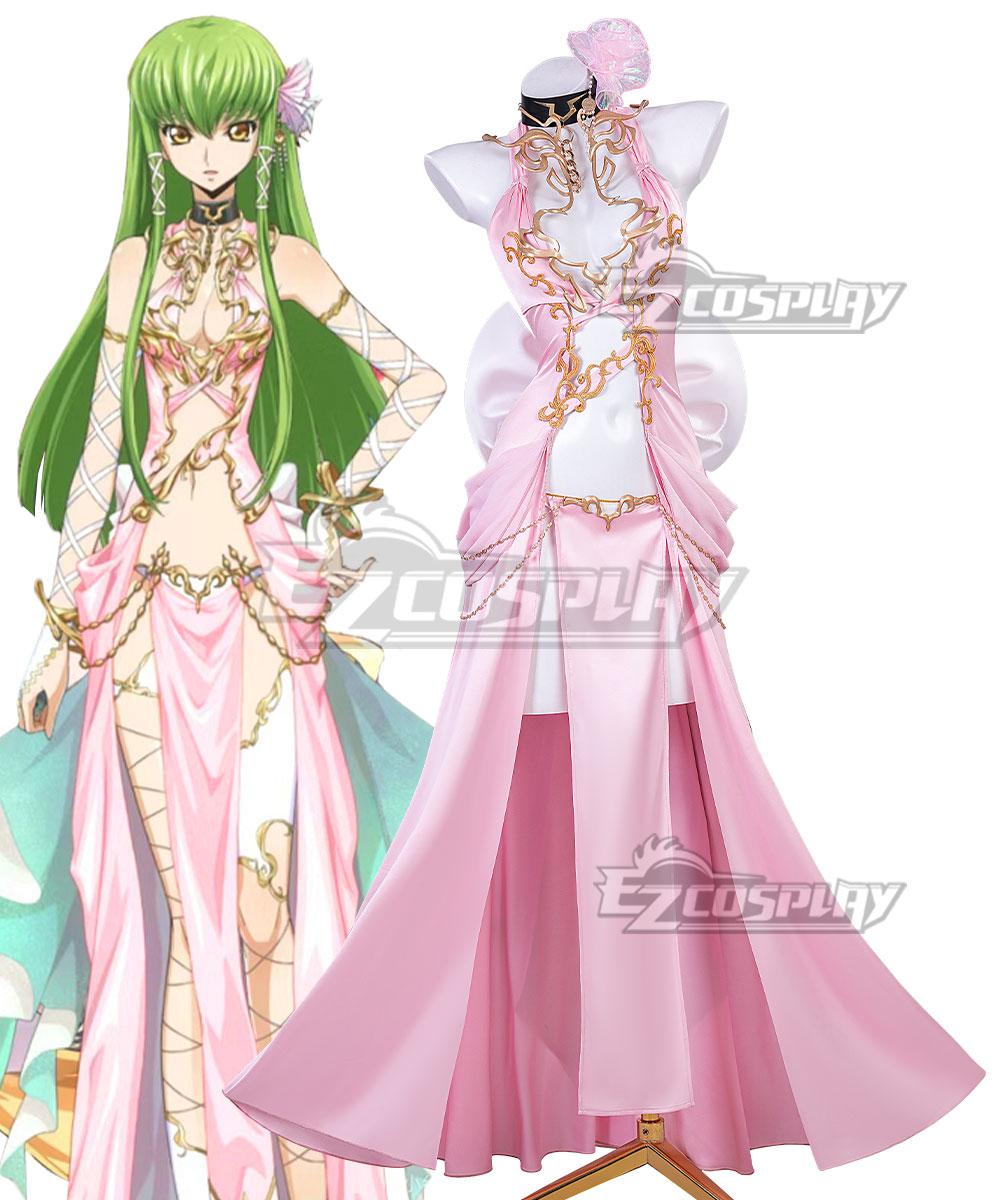 Code Geass: Lost Stories C.C. Pink Dress Cosplay Costume