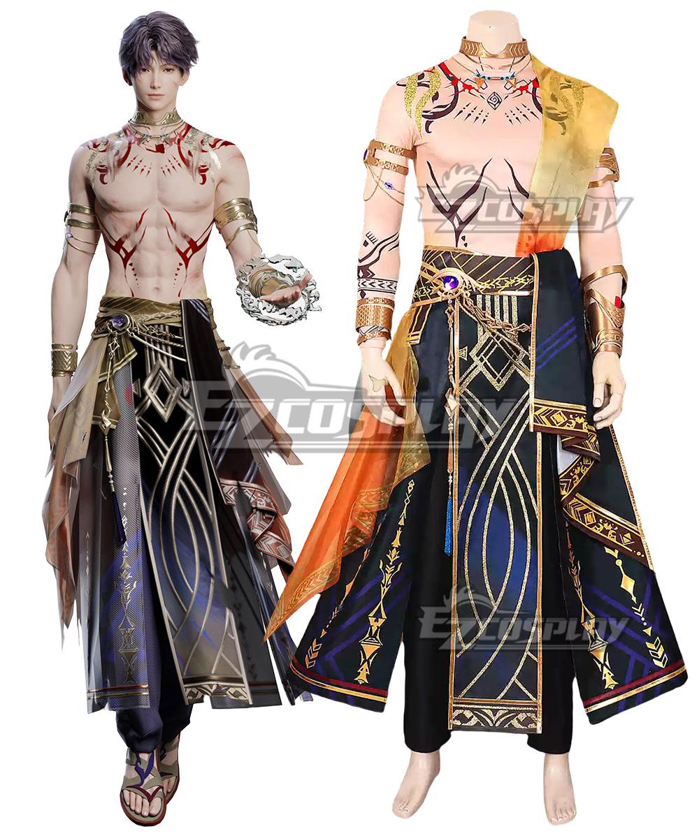Love and Deepspace Rafayel God Of the Tides Black Cosplay Costume