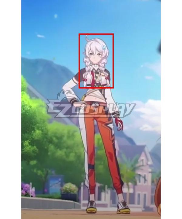 Honkai:Nexus Anima Kiana Kaslana White Cosplay Wig