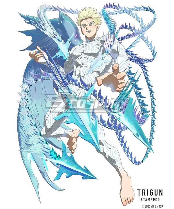 TRIGUN Trigun Stampede Millions Knives White Cosplay Costume