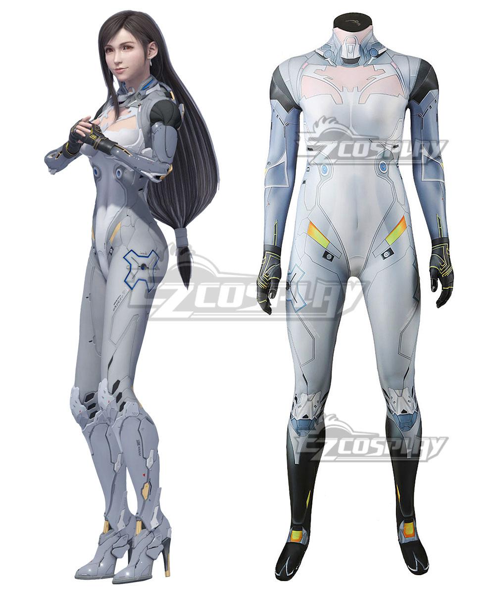 Final Fantasy VII Rebirth FFS7 Rebirth Tifa White Combat Outfit Cosplay Costume