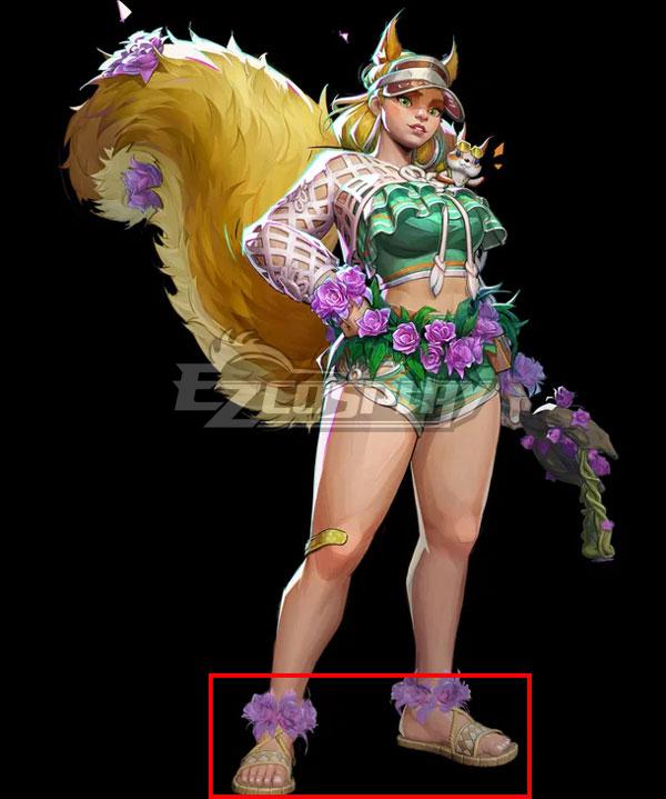 Marvel Rivals Sunshine Squirre Squirrel Girl Cosplay Shoes