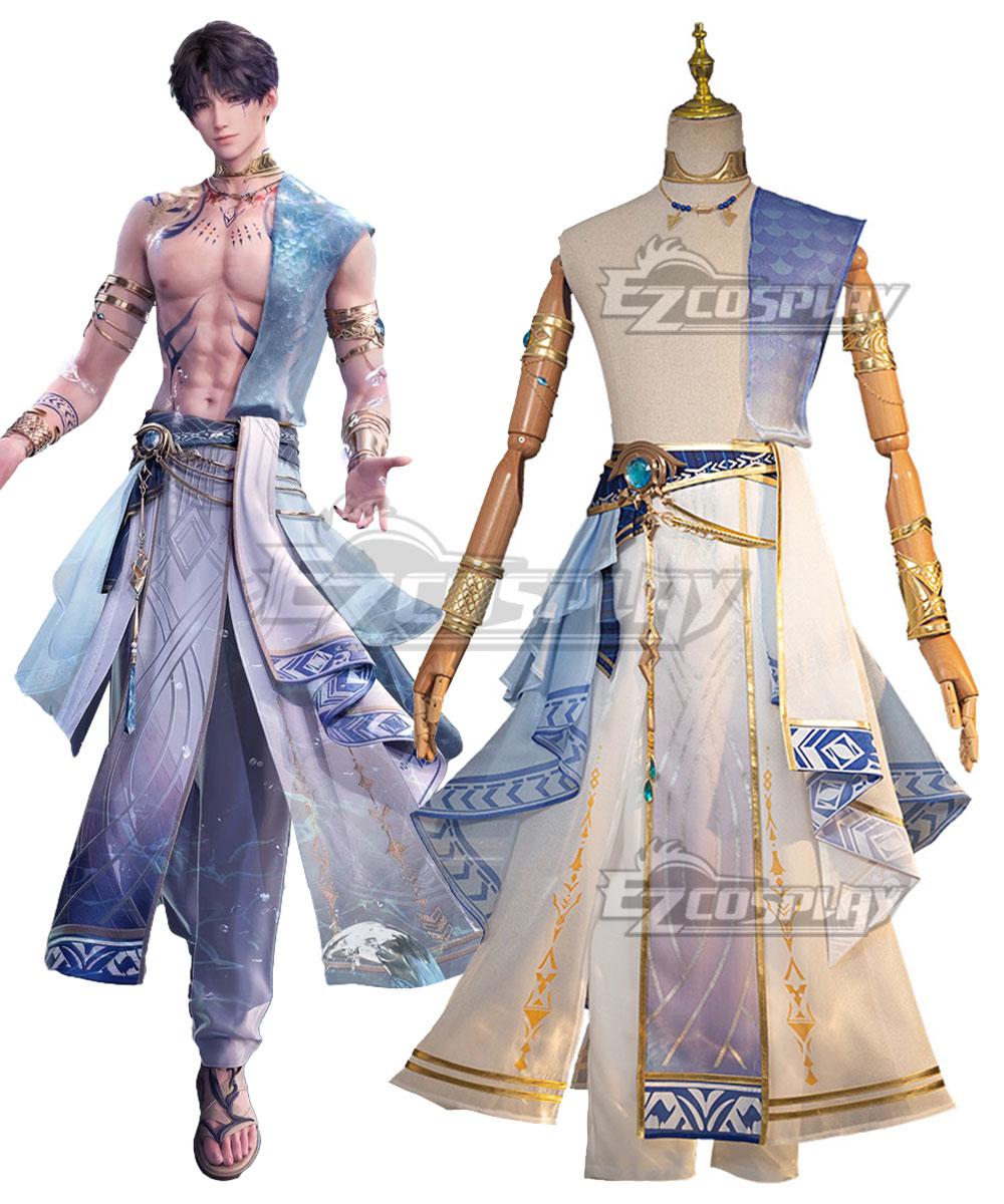 Love Deepspace Rafayel Ohrringe - Blaue Edelstein Cosplay Ohrschmuck