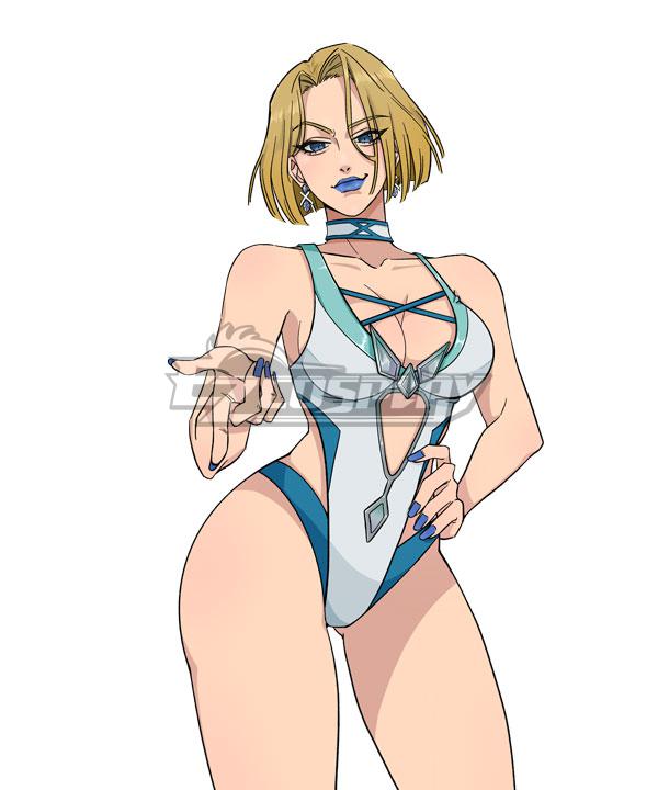 Ezcosplay Original Derivative Marvel Rivals White Queen Swimsuit One_piece Bathing Suit Cosplay Costume