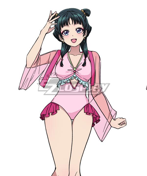 Ezcosplay Original Derivative The Apothecary Diaries Maomao Swimsuit Cute Bathing Suit Cosplay Costume