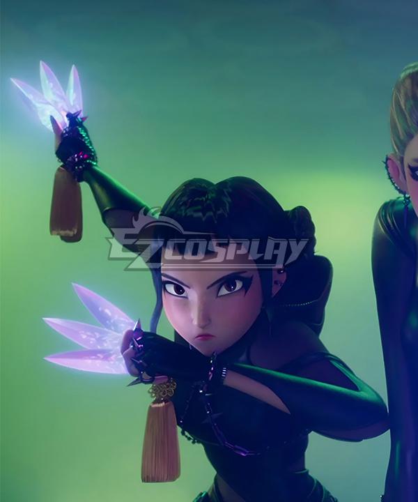 Kpop Demon Hunters Zoey Combat Suit Cosplay Costume