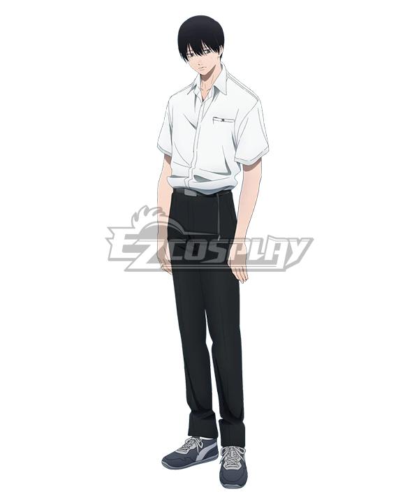 The Summer Hikaru Died Tsujinaka Yoshiki Silver Cosplay Shoes