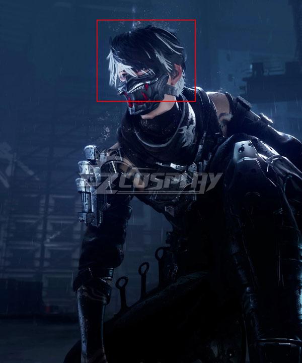 Ninja Gaiden 4 Yakumo Black White Cosplay Wig