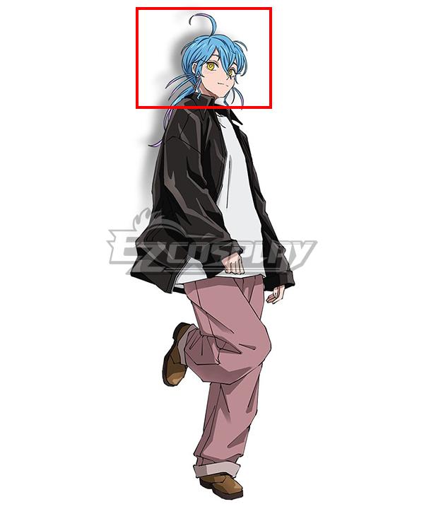 Sakamoto Days Rion Akao Blue Pink Cosplay Wig