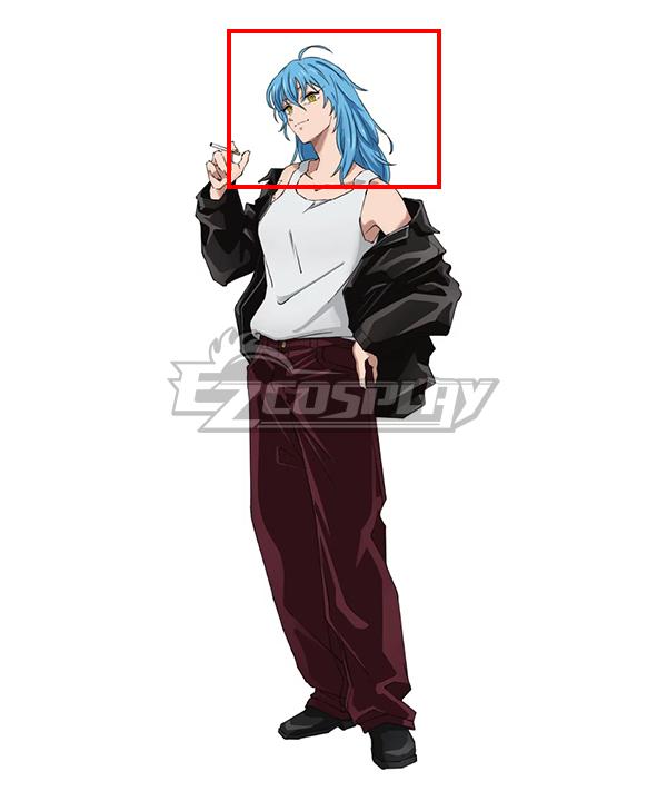 Sakamoto Days Rion Akao Previous Edition Blue Cosplay Wig
