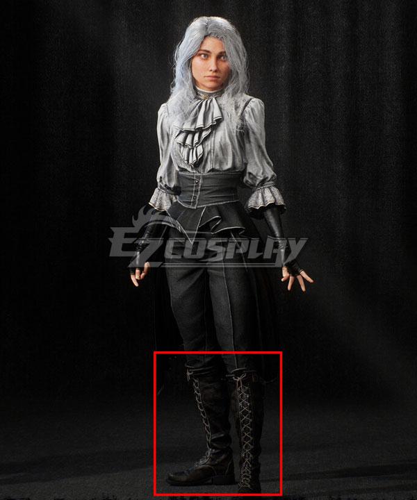 Clair Obscur: Expedition 33 Paintress Maelle Black Shoes Cosplay Boots