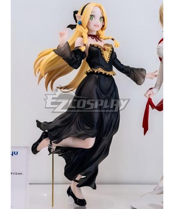 Delicious in Dungeon Marcille Black Dress Cosplay Costume