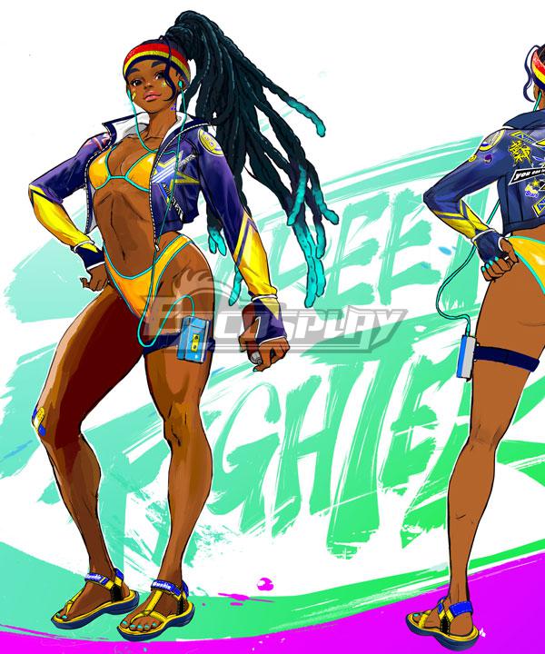 Street Fighter 6 SF6 Swimsuits Kimberly Cosplay Costume