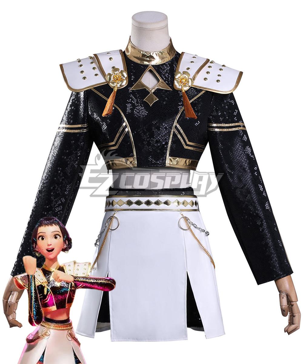 Kpop Demon Hunters Zoey Golden Take Down Outfit Cosplay Costume