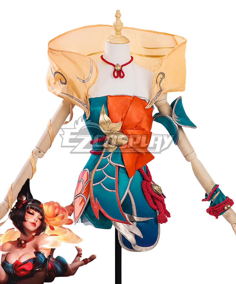 League of Legends After Hours Spirit Blossom Springs Ahri Cosplay Costume, image size:1000x1200